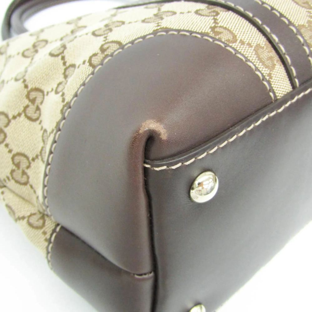 GUCCI Authentic Brown Leather Tote Bag - Picture 7 of 16
